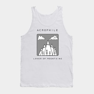 ACROPHILE - Lover of Mountains Tank Top